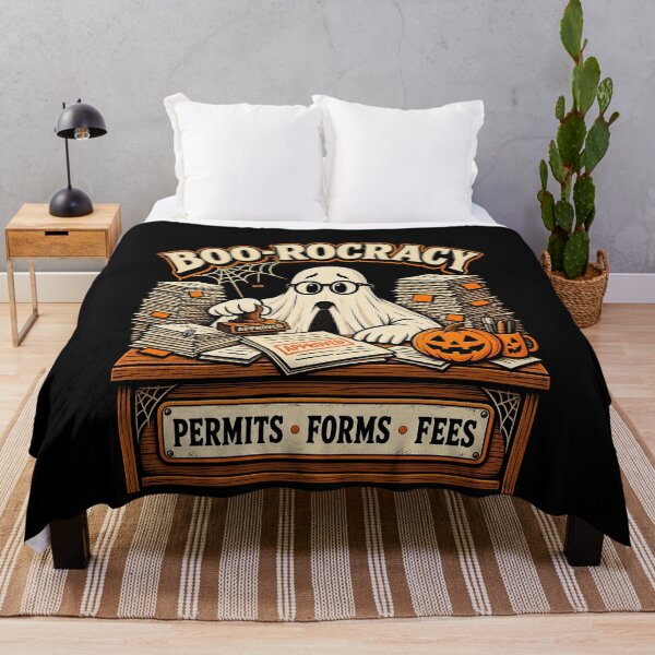 Item preview, Boo Rocracy Approved Ghost Office Bureaucrat designed and sold by elderberry.