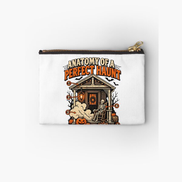 Item preview, Funny Anatomy Of A Haunted Porch Halloween Ghost Art designed and sold by elderberry.