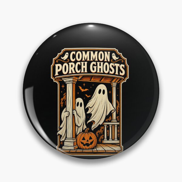 Item preview, Common Porch Ghosts Vintage Halloween Art designed and sold by elderberry.