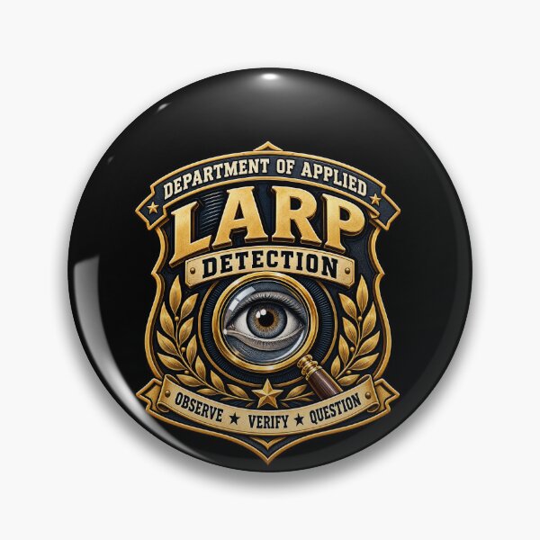 Item preview, Department Of Applied LARP Detection Emblem designed and sold by elderberry.