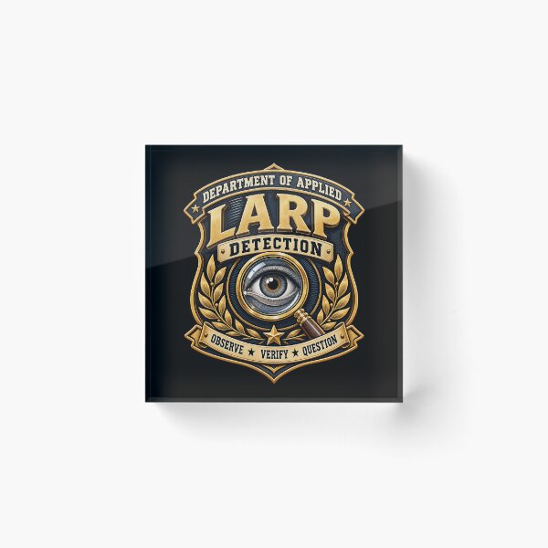 Item preview, Department Of Applied LARP Detection Emblem designed and sold by elderberry.