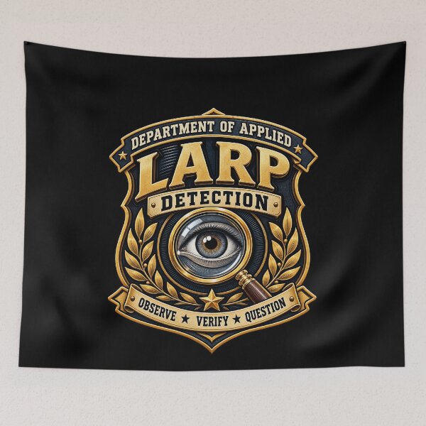 Item preview, Department Of Applied LARP Detection Emblem designed and sold by elderberry.