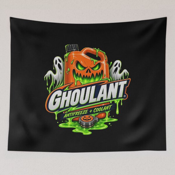 Item preview, Funny Ghoulant Coolant Pun Halloween Pumpkin Ghosts Art designed and sold by elderberry.