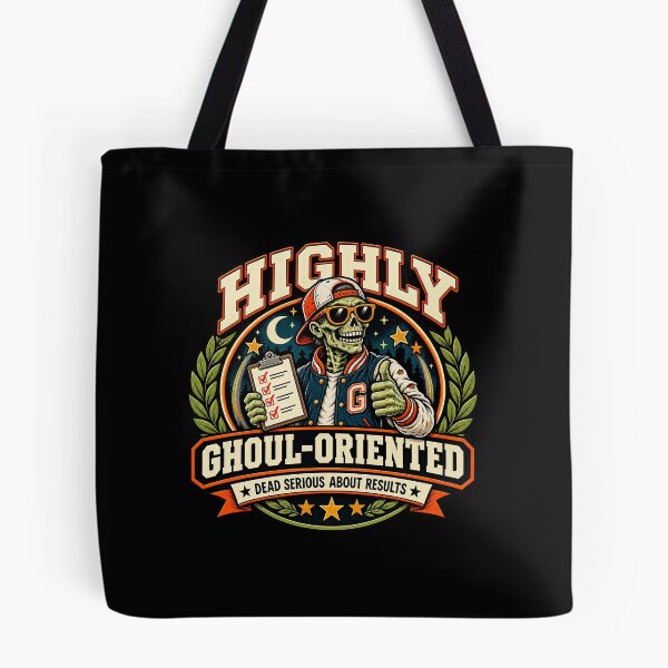 Item preview, Funny Highly Ghoul Oriented Serious Results Halloween Art designed and sold by elderberry.