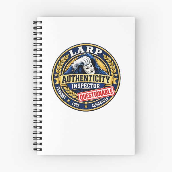 Item preview, Questionable LARP Authenticity Inspector Badge designed and sold by elderberry.