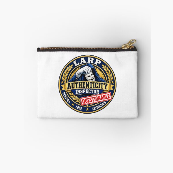 Item preview, Questionable LARP Authenticity Inspector Badge designed and sold by elderberry.