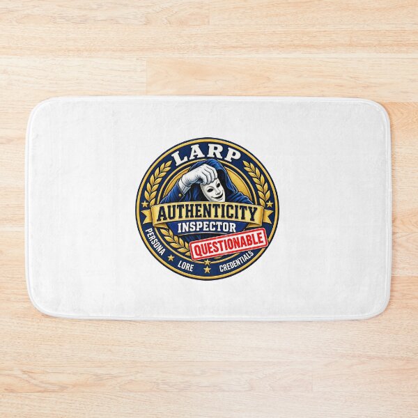 Item preview, Questionable LARP Authenticity Inspector Badge designed and sold by elderberry.