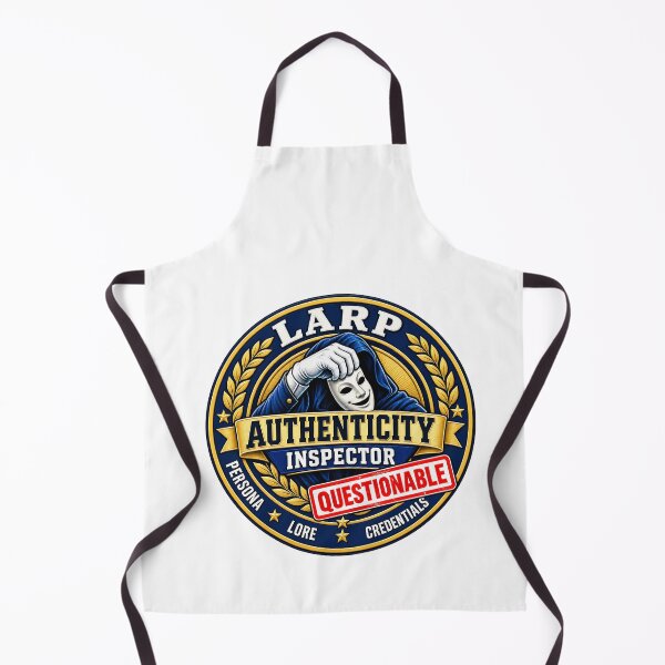 Item preview, Questionable LARP Authenticity Inspector Badge designed and sold by elderberry.