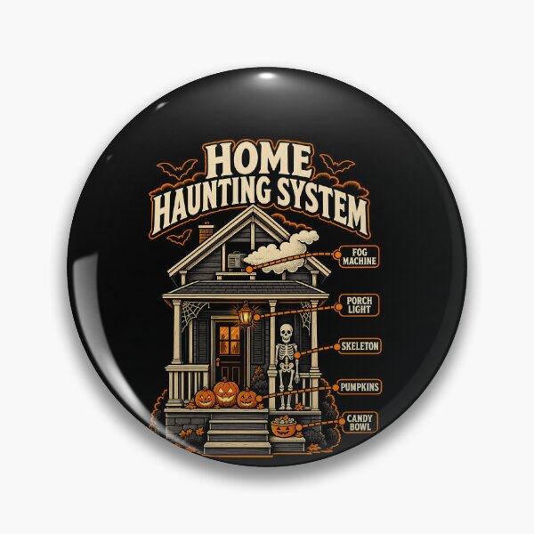 Item preview, Funny Home Haunting System Halloween House Art designed and sold by elderberry.