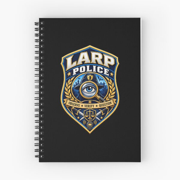 Item preview, Fantasy LARP Police Observe Verify Question Badge Emblem designed and sold by elderberry.