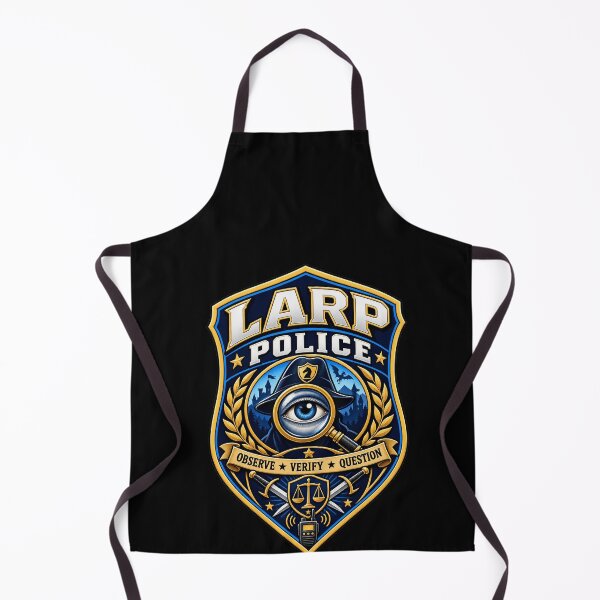 Item preview, Fantasy LARP Police Observe Verify Question Badge Emblem designed and sold by elderberry.