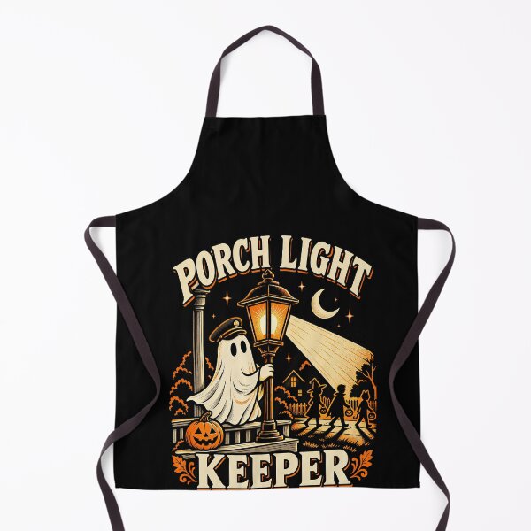 Item preview, Funny Porch Lamp Keeper Halloween Ghost Lantern Art designed and sold by elderberry.