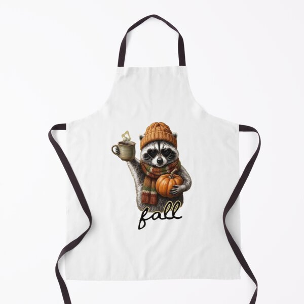 Item preview, Funny Fall Raccoon – Cute Pumpkin Coffee Autumn designed and sold by roartusa.
