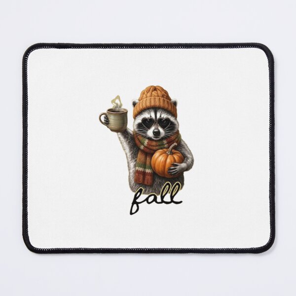 Item preview, Funny Fall Raccoon – Cute Pumpkin Coffee Autumn designed and sold by roartusa.
