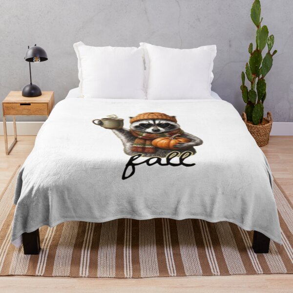 Item preview, Funny Fall Raccoon – Cute Pumpkin Coffee Autumn designed and sold by roartusa.