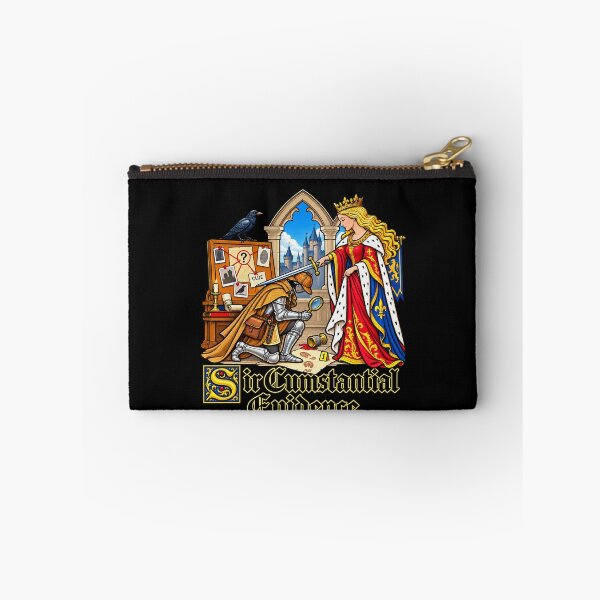 Item preview, Sir Cumstantial Evidence Royal Medieval Mystery Pun designed and sold by elderberry.