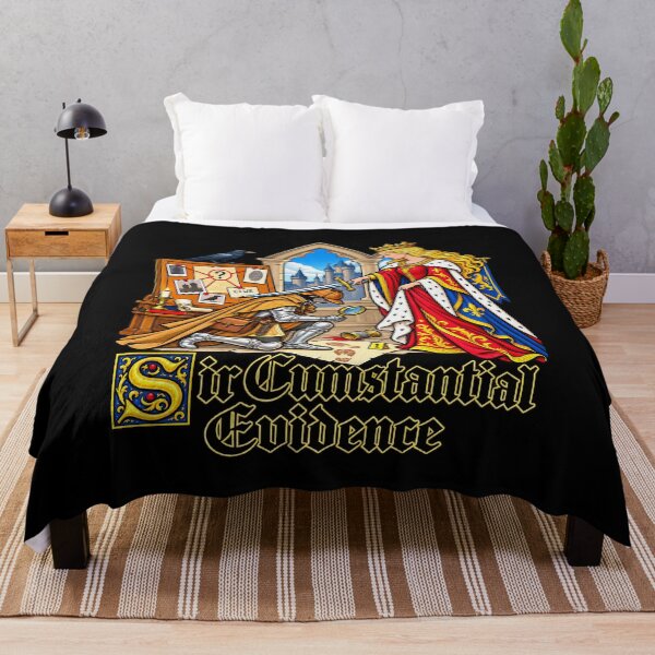 Item preview, Sir Cumstantial Evidence Royal Medieval Mystery Pun designed and sold by elderberry.