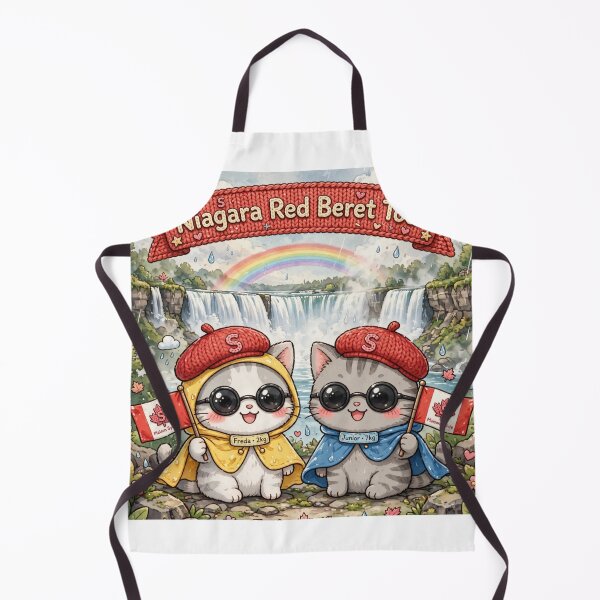 Item preview, Canada Travel Kawaii Cats - Niagara Red Beret Tour designed and sold by MAISON SYLVIE.
