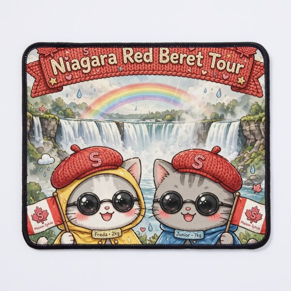 Item preview, Canada Travel Kawaii Cats - Niagara Red Beret Tour designed and sold by MAISON SYLVIE.