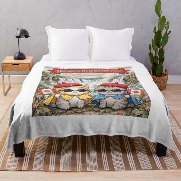 Item preview, Canada Travel Kawaii Cats - Niagara Red Beret Tour designed and sold by MAISON SYLVIE.