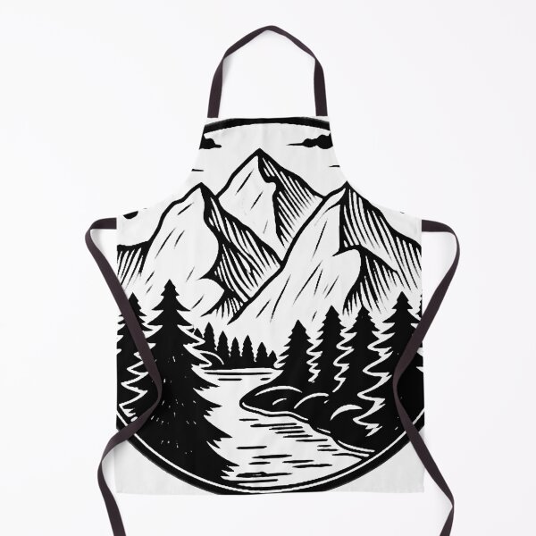 Item preview, Mountain Landscape Sketch designed and sold by ViaARTfactory.