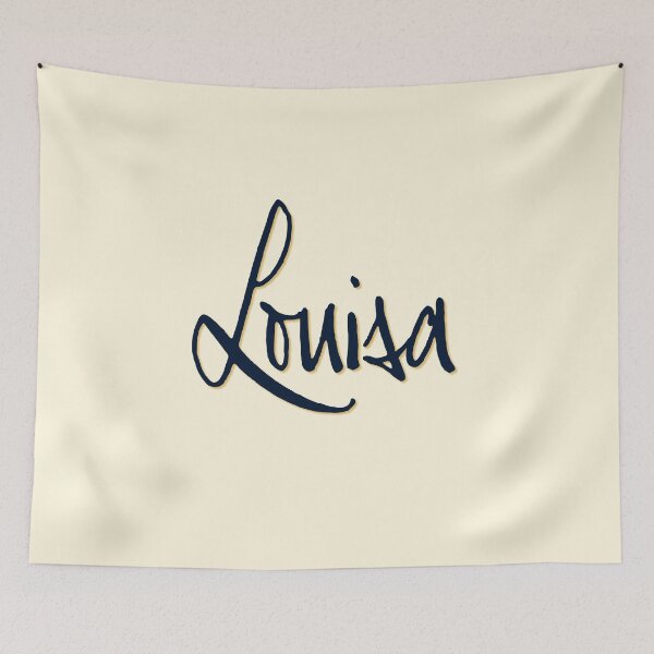 Item preview, LOUISA personalized type design designed and sold by CharlottePlaceArt.