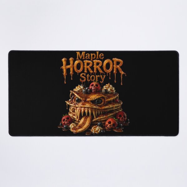 Item preview, Maple Horror Story - Horror Pancake Monster Skull Art Print designed and sold by HorrorWorldWeb.