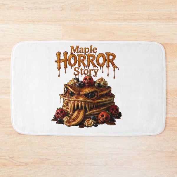Item preview, Maple Horror Story - Horror Pancake Monster Skull Art Print designed and sold by HorrorWorldWeb.