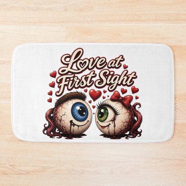 Item preview, Love at First Sight - Funny Eyeball Couple Horror Romance T-Shirt designed and sold by HorrorWorldWeb.