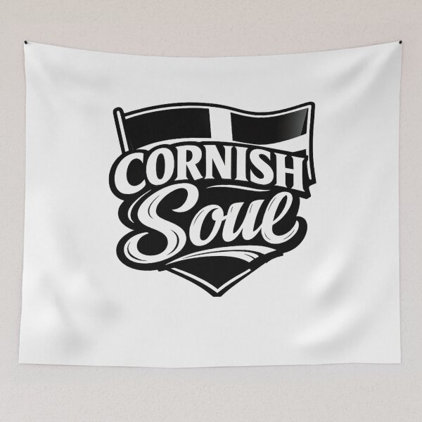 Item preview, Cornish soul monochrome  designed and sold by PiskieChicGifts.