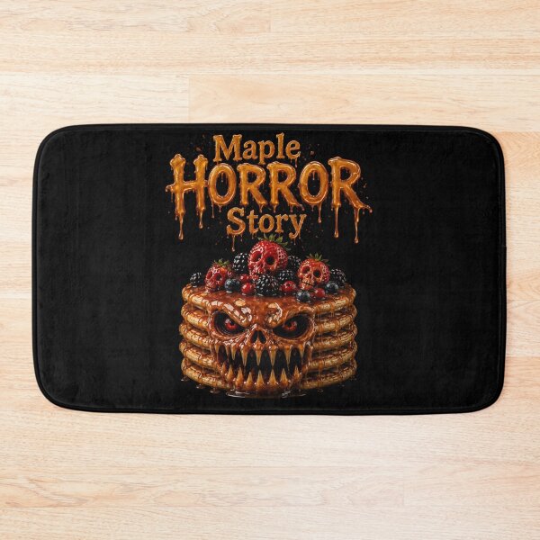 Item preview, Maple Horror Story - Horror Pancake Monster Dark Art Print designed and sold by HorrorWorldWeb.