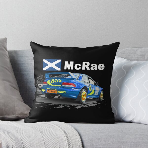 Item preview, Blue Rally Car Rear Angle With Scottish Flag designed and sold by ExeFelix.