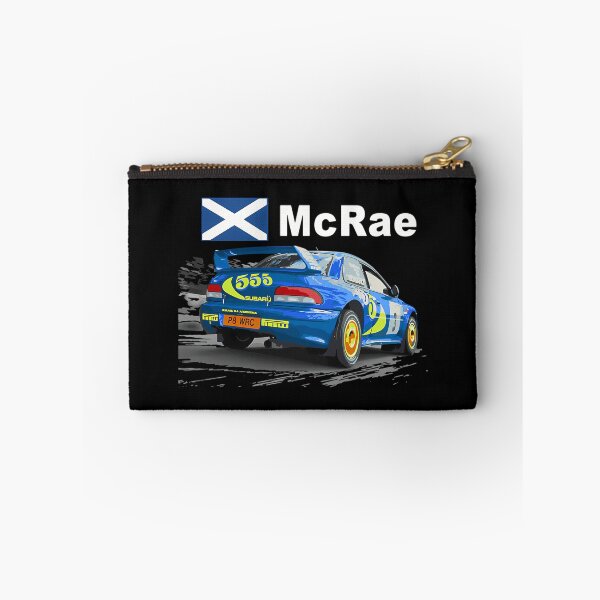 Item preview, Blue Rally Car Rear Angle With Scottish Flag designed and sold by ExeFelix.