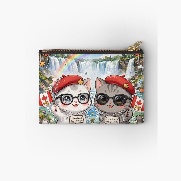 Item preview, Canada Kawaii Cats - Niagara Red Beret Tour in Raincoats designed and sold by MAISON SYLVIE.