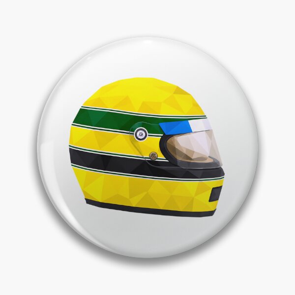 Item preview, Ayrton Senna Helmet designed and sold by PitWallArt.