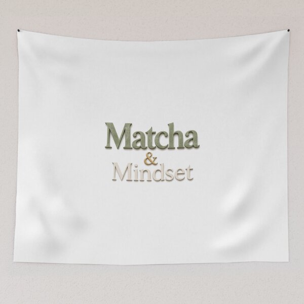 Item preview, Matcha and Mindset designed and sold by FunnyShop67.