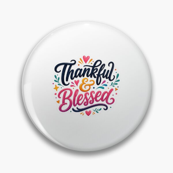 Item preview, Thankful & Blessed designed and sold by MR4me.
