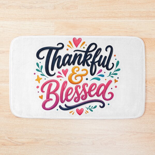 Item preview, Thankful & Blessed designed and sold by MR4me.