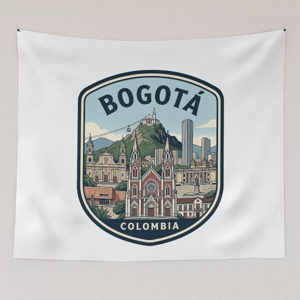 Item preview, Bogota Colombia Vintage Travel Emblem designed and sold by k3rstman1.