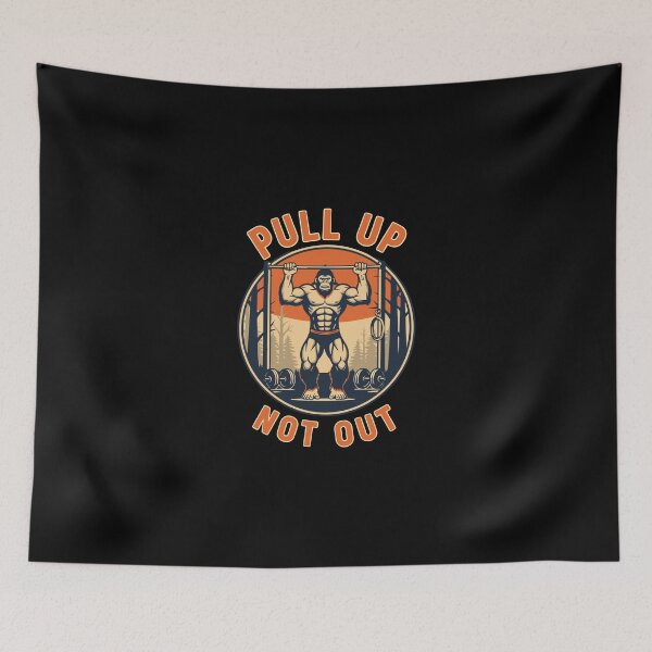 Item preview, Pull Up Not Out Gym Workout Bodybuilding Weightlifting Lifter designed and sold by PopStars1993.