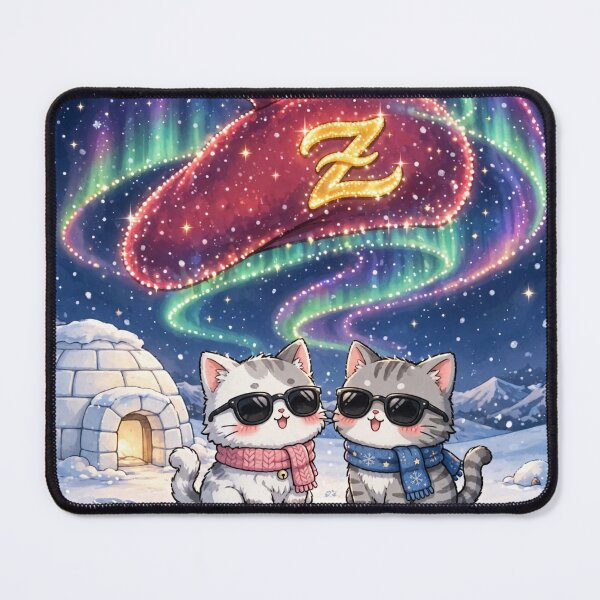 Item preview, Winter Magic - Aurora Borealis with Freda and Junior designed and sold by MAISON SYLVIE.