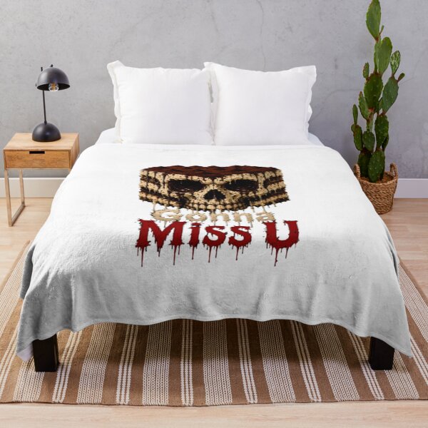 Item preview, Gonna Miss U - Horror Tiramisu Skull Dark Art Print designed and sold by HorrorWorldWeb.