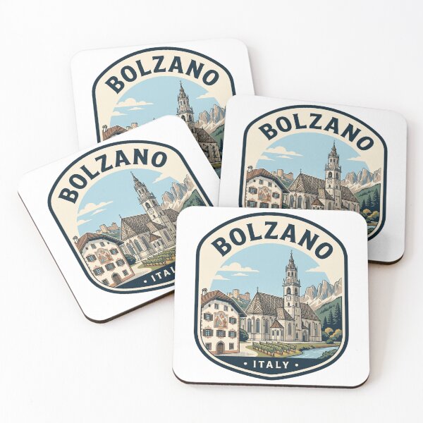 Item preview, Bolzano Italy Dolomites Vintage Travel Emblem designed and sold by k3rstman1.