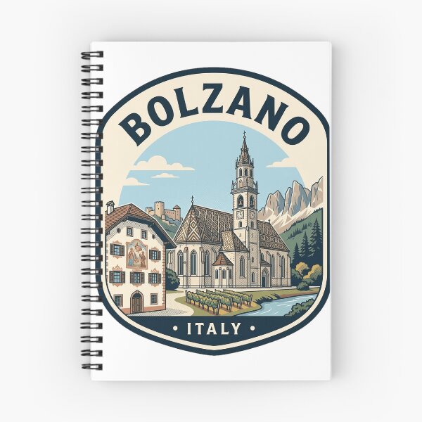 Item preview, Bolzano Italy Dolomites Vintage Travel Emblem designed and sold by k3rstman1.