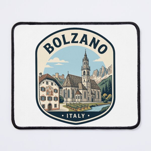 Item preview, Bolzano Italy Dolomites Vintage Travel Emblem designed and sold by k3rstman1.