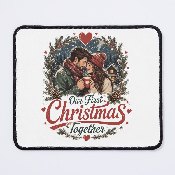 Item preview, Our First Christmas Together designed and sold by OliviaHayesArt.