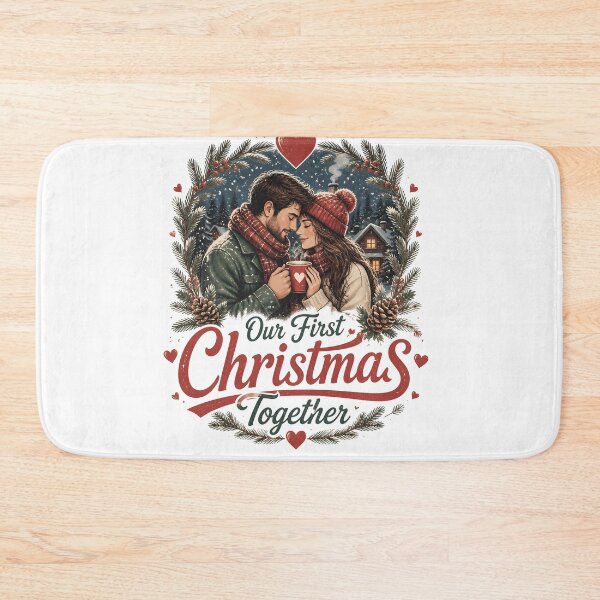 Item preview, Our First Christmas Together designed and sold by OliviaHayesArt.