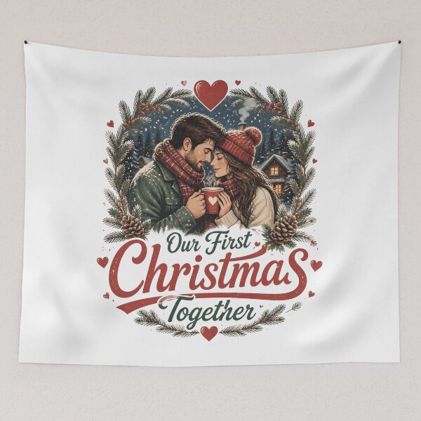 Item preview, Our First Christmas Together designed and sold by OliviaHayesArt.