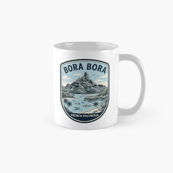 Item preview, Bora Bora French Polynesia Vintage Travel Badge designed and sold by k3rstman1.