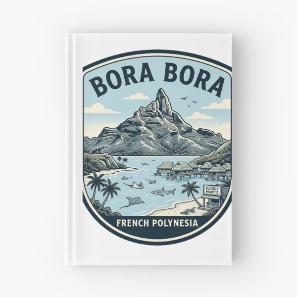 Item preview, Bora Bora French Polynesia Vintage Travel Badge designed and sold by k3rstman1.